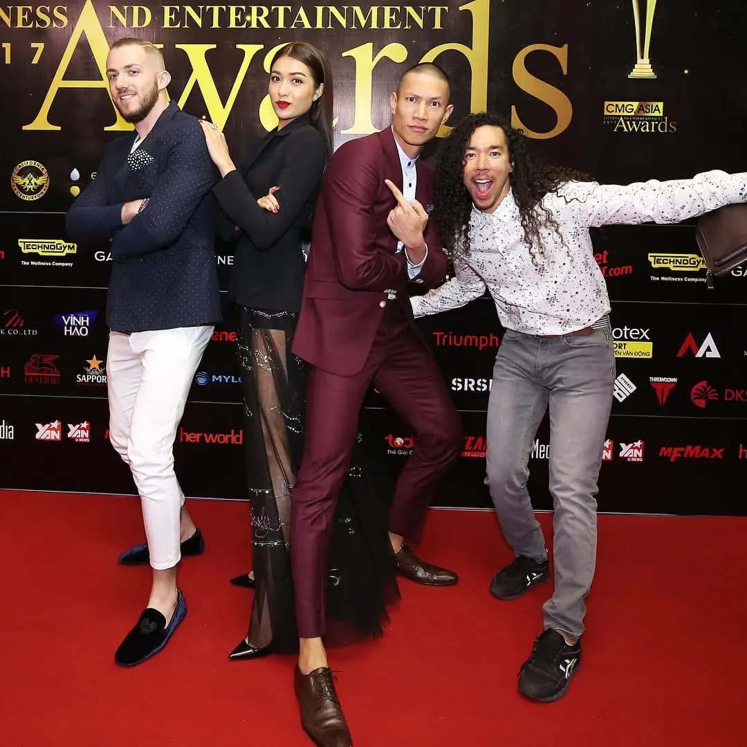 CMG Asia Awards: On the red carpet at the Fitness & Entertainment Awards · 2017