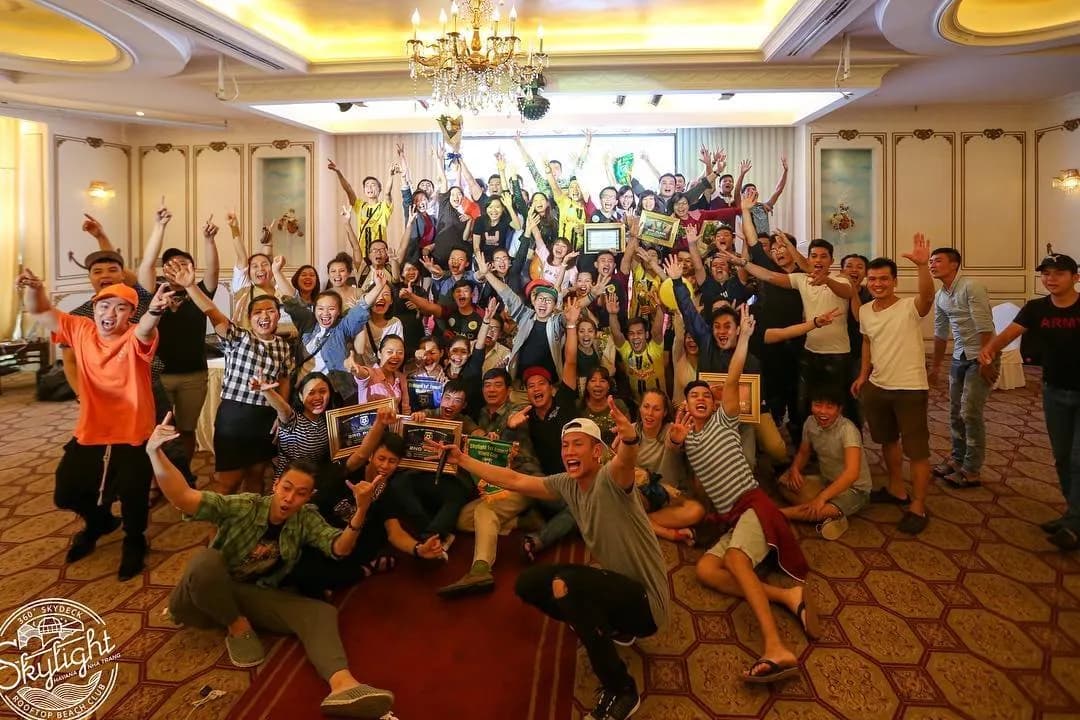 TeamSKYLIGHT: The #TeamSKYLIGHT World Cup, trophy and all · Nha Trang · 2016